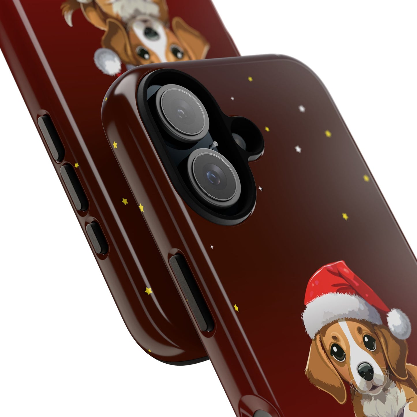 Festive Dog Phone Case - Happy Pawlidays Holiday Design