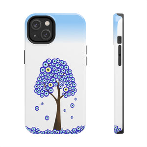 Evil Eye Tree, Tough Phone Case - Durable Design for Nature Lovers