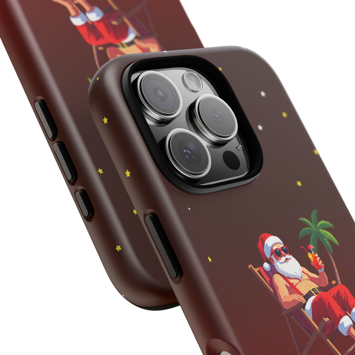 "Merry Dude" Santa on Beach Holiday Phone Case