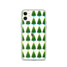 Load image into Gallery viewer, Christmas Trees, Clear Case for iPhone®
