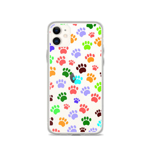 Paw Prints, Clear Case for iPhone®