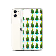 Load image into Gallery viewer, Christmas Trees, Clear Case for iPhone®
