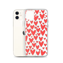 Load image into Gallery viewer, Field of Hearts, Clear Case for iPhone®
