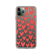 Load image into Gallery viewer, Field of Hearts, Clear Case for iPhone®
