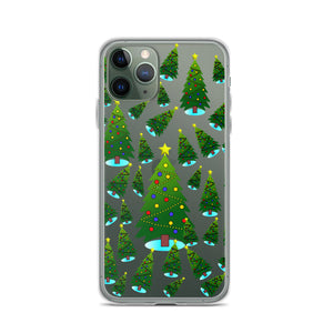 Christmas Tree Farm, Clear Case for iPhone®