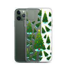 Load image into Gallery viewer, Christmas Tree Farm, Clear Case for iPhone®
