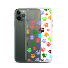 Load image into Gallery viewer, Paw Prints, Clear Case for iPhone®
