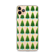 Load image into Gallery viewer, Christmas Trees, Clear Case for iPhone®
