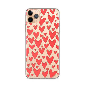 Field of Hearts, Clear Case for iPhone®