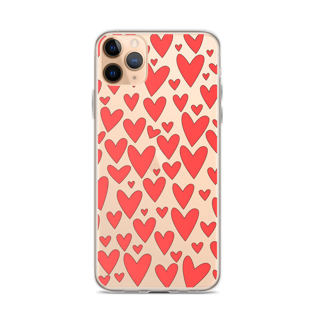 Field of Hearts, Clear Case for iPhone®