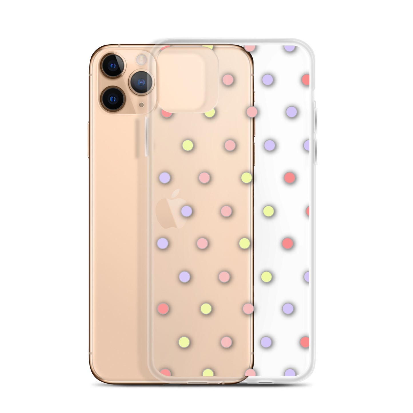 Colorful Dots, Clear Case for iPhone®
