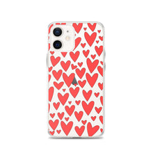 Load image into Gallery viewer, Field of Hearts, Clear Case for iPhone®
