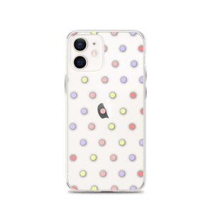 Colorful Dots, Clear Case for iPhone®