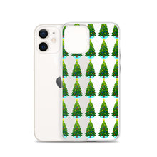 Load image into Gallery viewer, Christmas Trees, Clear Case for iPhone®
