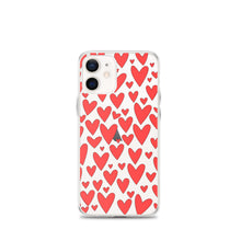 Load image into Gallery viewer, Field of Hearts, Clear Case for iPhone®
