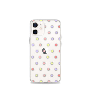 Colorful Dots, Clear Case for iPhone®