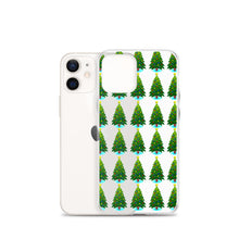 Load image into Gallery viewer, Christmas Trees, Clear Case for iPhone®
