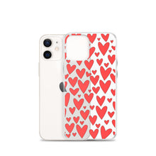 Load image into Gallery viewer, Field of Hearts, Clear Case for iPhone®
