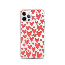 Load image into Gallery viewer, Field of Hearts, Clear Case for iPhone®
