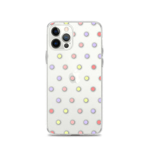 Colorful Dots, Clear Case for iPhone®