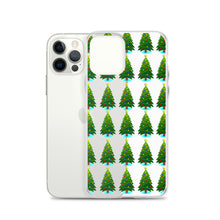 Load image into Gallery viewer, Christmas Trees, Clear Case for iPhone®
