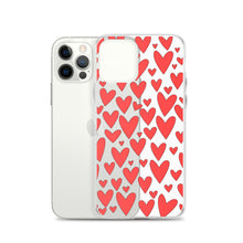 Load image into Gallery viewer, Field of Hearts, Clear Case for iPhone®
