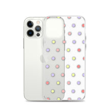 Load image into Gallery viewer, Colorful Dots, Clear Case for iPhone®
