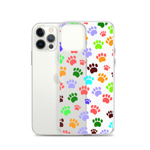 Paw Prints, Clear Case for iPhone®