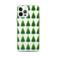 Load image into Gallery viewer, Christmas Trees, Clear Case for iPhone®
