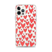 Load image into Gallery viewer, Field of Hearts, Clear Case for iPhone®
