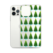 Load image into Gallery viewer, Christmas Trees, Clear Case for iPhone®
