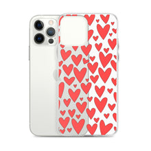 Load image into Gallery viewer, Field of Hearts, Clear Case for iPhone®
