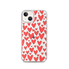 Load image into Gallery viewer, Field of Hearts, Clear Case for iPhone®
