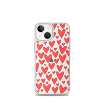 Load image into Gallery viewer, Field of Hearts, Clear Case for iPhone®
