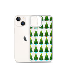 Load image into Gallery viewer, Christmas Trees, Clear Case for iPhone®
