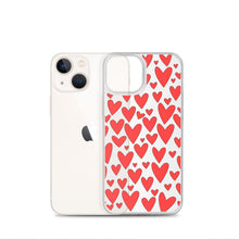 Load image into Gallery viewer, Field of Hearts, Clear Case for iPhone®
