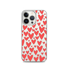 Load image into Gallery viewer, Field of Hearts, Clear Case for iPhone®
