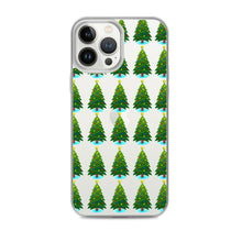 Load image into Gallery viewer, Christmas Trees, Clear Case for iPhone®
