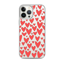 Load image into Gallery viewer, Field of Hearts, Clear Case for iPhone®
