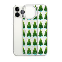 Load image into Gallery viewer, Christmas Trees, Clear Case for iPhone®
