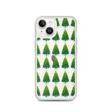 Load image into Gallery viewer, Christmas Trees, Clear Case for iPhone®
