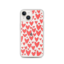 Load image into Gallery viewer, Field of Hearts, Clear Case for iPhone®
