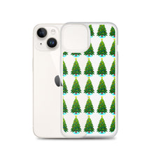 Load image into Gallery viewer, Christmas Trees, Clear Case for iPhone®
