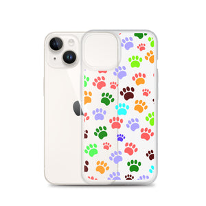 Paw Prints, Clear Case for iPhone®