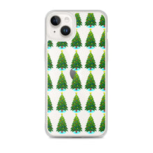 Load image into Gallery viewer, Christmas Trees, Clear Case for iPhone®
