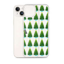 Load image into Gallery viewer, Christmas Trees, Clear Case for iPhone®
