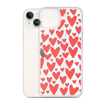 Load image into Gallery viewer, Field of Hearts, Clear Case for iPhone®
