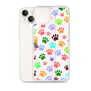 Paw Prints, Clear Case for iPhone®