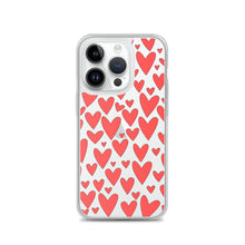 Load image into Gallery viewer, Field of Hearts, Clear Case for iPhone®
