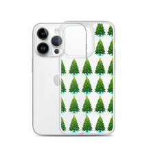 Load image into Gallery viewer, Christmas Trees, Clear Case for iPhone®
